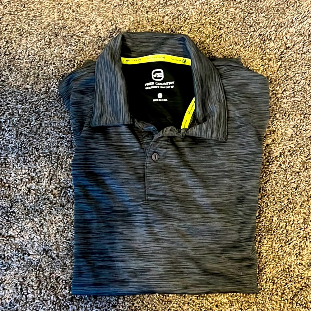 Free Country Mens Polo Size Large